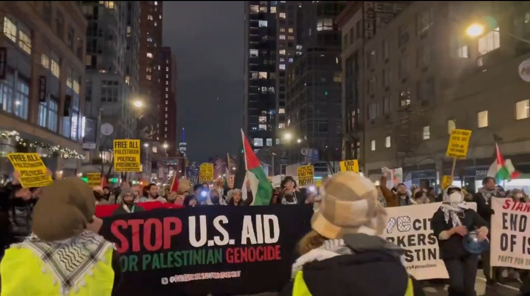 manifestantes-pro-hamas-tentam-impedir-festas-de-ano-novo-em-nova-york